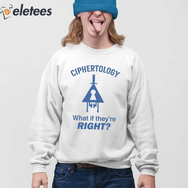 Ciphertology What If They’re Right Shirt