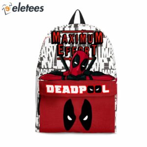 Deadpool Maximum Effort Backpack