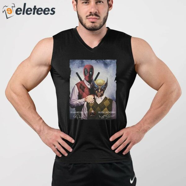 Deadpool & Wolverine Ryan Reynolds Hugh Jackman Step Brothers Shirt