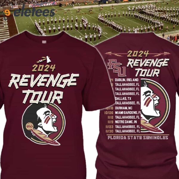 FSU 2024 Revenge Tour Shirt