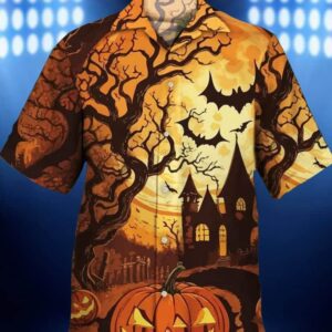 Halloween Fun Scary Hawaiian Shirt1