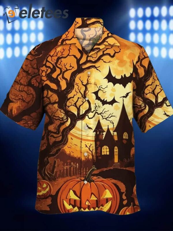 Halloween Fun Scary Hawaiian Shirt