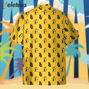 Isometric Bitcoin Cryptocurrency Hawaiian Shirt2