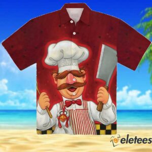 Men's Cartoon Muppet Chef Hawaiian Shirt