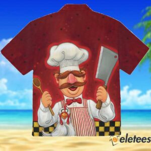 Mens Cartoon Muppet Chef Hawaiian Shirt 2