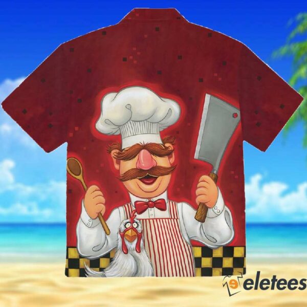 Men’s Cartoon Muppet Chef Hawaiian Shirt