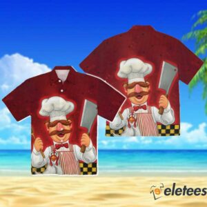 Mens Cartoon Muppet Chef Hawaiian Shirt 3