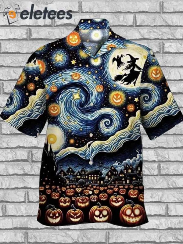 Men’s Halloween Fun Scary Hawaiian Shirt