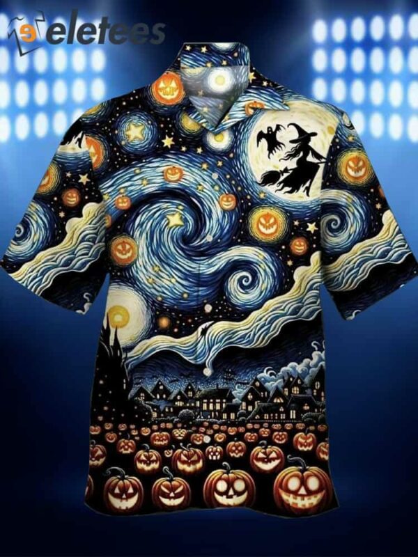 Men’s Halloween Fun Scary Hawaiian Shirt