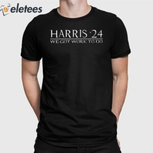 Misha Collins Harris 24 We Got Work To Do Shirt