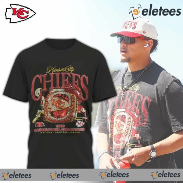 Patrick Mahomes Chiefs 1969 Super Bowl Champions Shirt