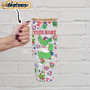 Phillie Phanatic Icon Custom Glass 40oz Tumbler