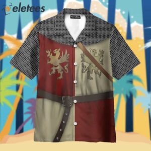 Polish Knight Cosplay Costume Hawaiian Shirt1