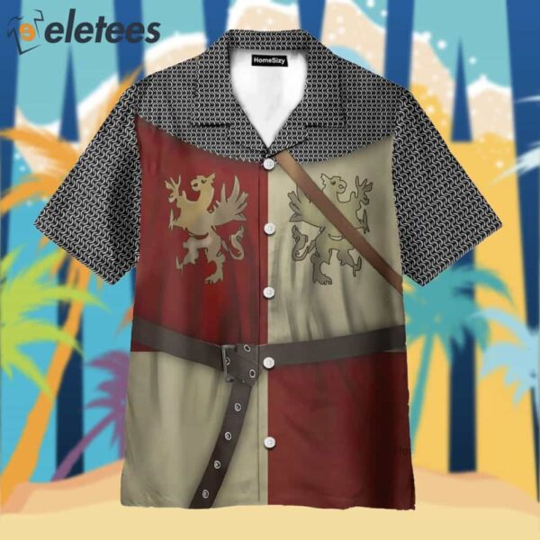 Polish Knight Cosplay Costume Hawaiian Shirt