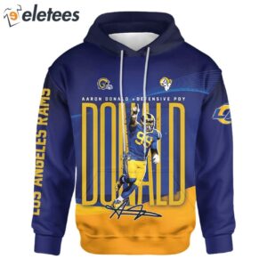 Rams 2024 Aaron Donald AOP Hoodie1