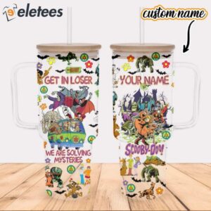 Scooby Doo Halloween Custom Glass 40oz Tumbler