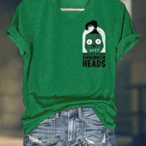 Shrunken Heads Halloween Horror Movie Inspired T Shirt