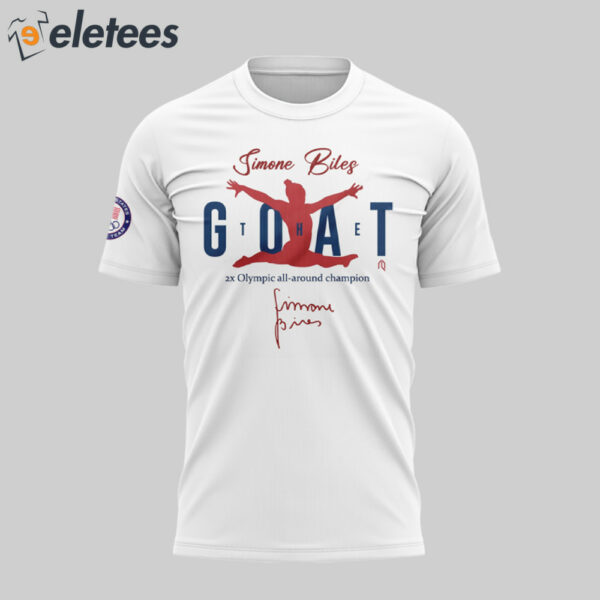 Simone Biles The GOAT 2024 GOLDEN GIRLS Shirt