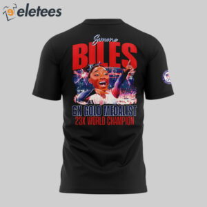 Simone Biles The GOAT 2X Olympic All Around Champion Shirt2