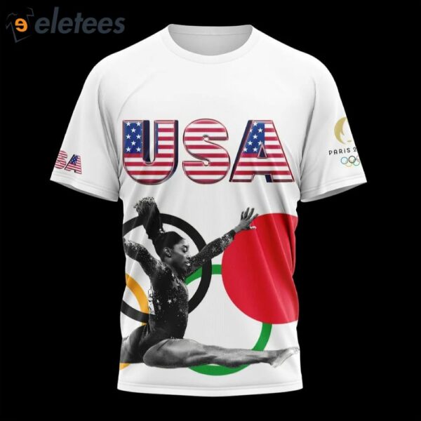 Simone Biles USA Gymnastics Olympic Games Paris 2024 Because I Can Shirt