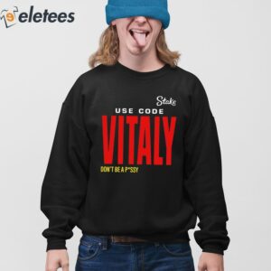 State Use Code Vitaly Dont Be Pussy Shirt 4
