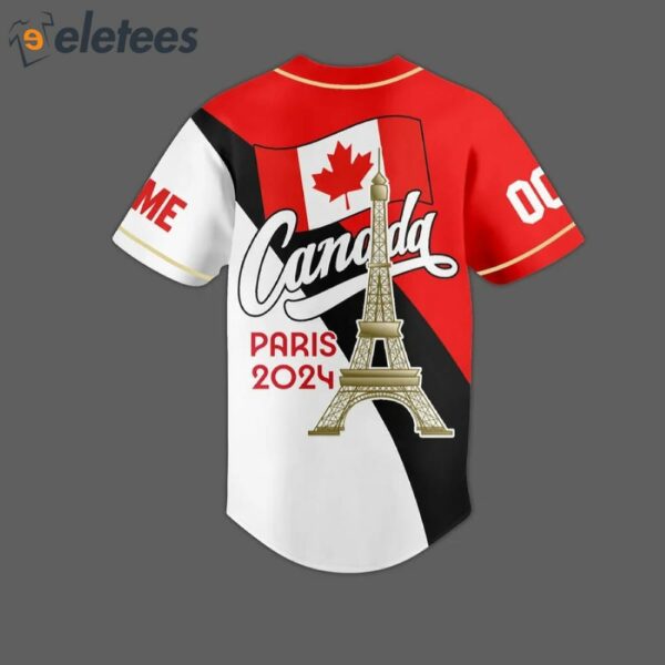 Team Canada Olympics Paris 2024 Baseball Jersey
