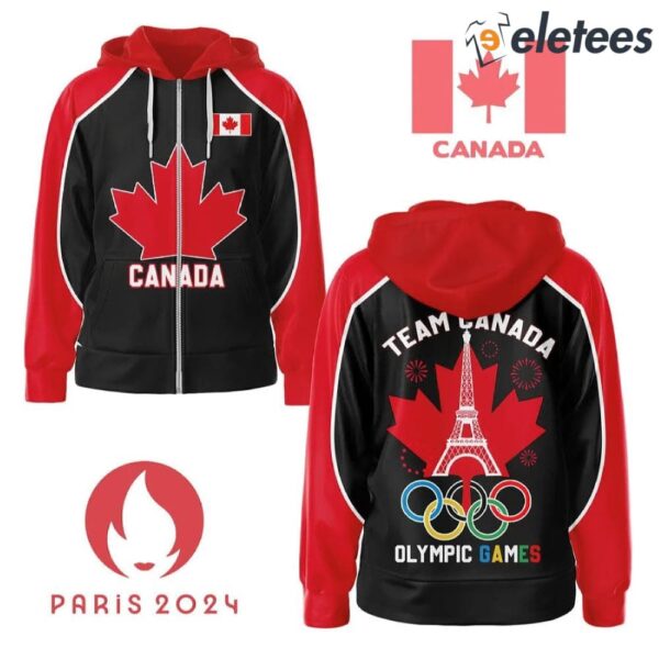 Team Canada Paris 2024 Olympic Games Hoodie