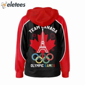 Team Canada Paris 2024 Olympic Games Hoodie1