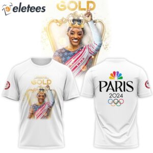 Team USA Gymnastics Olympic Paris 2024 Goat Simone Biles Shirt