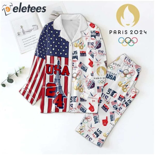 Team USA Olympics Paris 2024 Pajamas Set