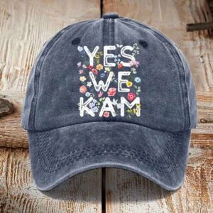 Unisex Retro Yes We Kam Print Hat
