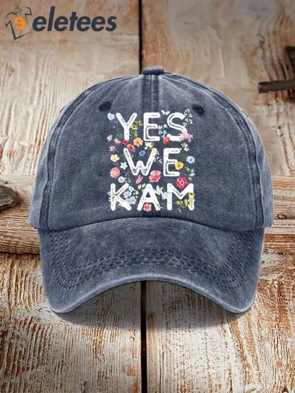 Unisex Retro Yes We Kam Print Hat