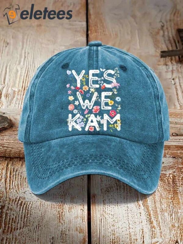 Unisex Retro Yes We Kam Print Hat