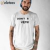 Women’s Don’t Boo Vote Comma La Print T-Shirt