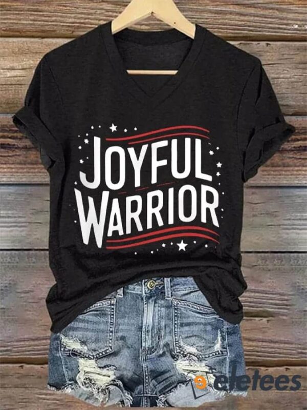 Women’s Joyful Warrior V-Neck Tee