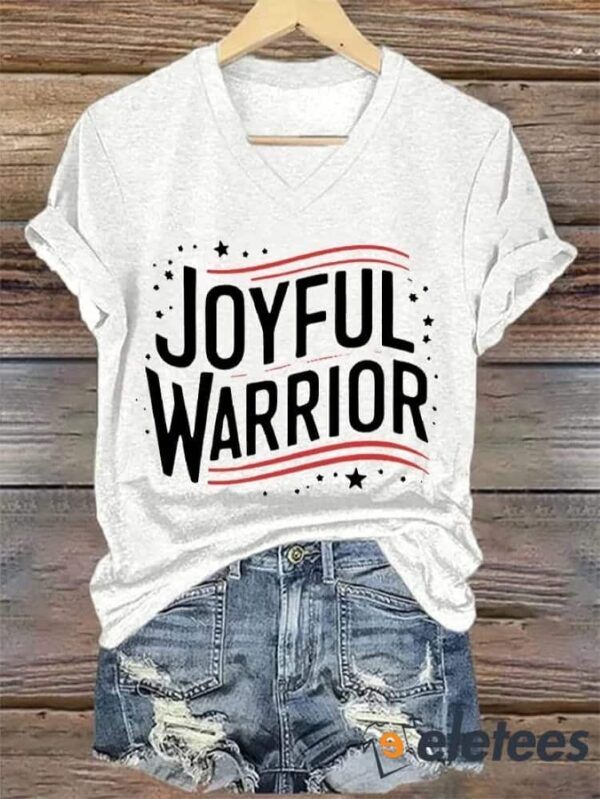 Women’s Joyful Warrior V-Neck Tee