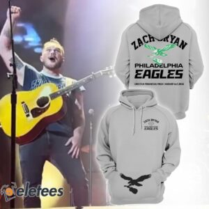 Zach Bryan Eagles Lincoln Financial Field 2024 Hoodie