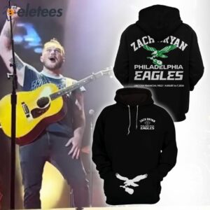 Zach Bryan Philly Concert Hoodie 2024